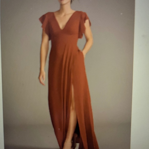 DB Cinnamon Bridesmaid Dress - Picture 1 of 4